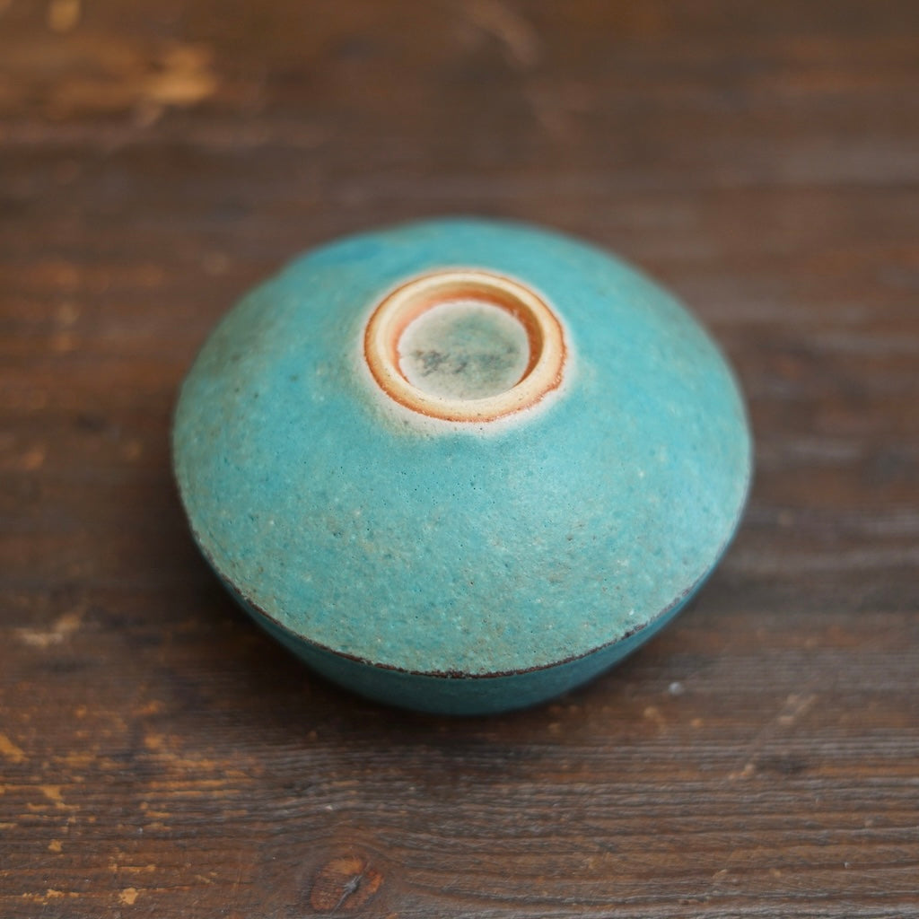 Turquoise Blue One Off Matcha Bowl #MS16K
