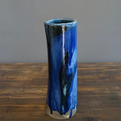 Wraps Wood Fired Flower Vase #KY131