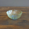 HANAMAI Green / Gold Leaf / Half Gloss Bowl #MZ001