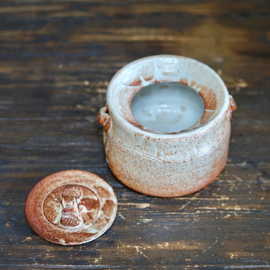 Shino Glazed Water Jar #MW107