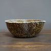 Dark Brown Dots Serving Bowl #LK781D