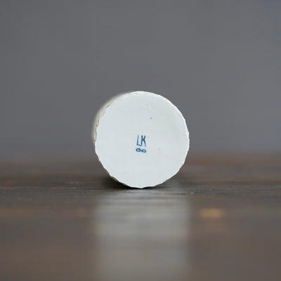 Carved White Cup #LK835A