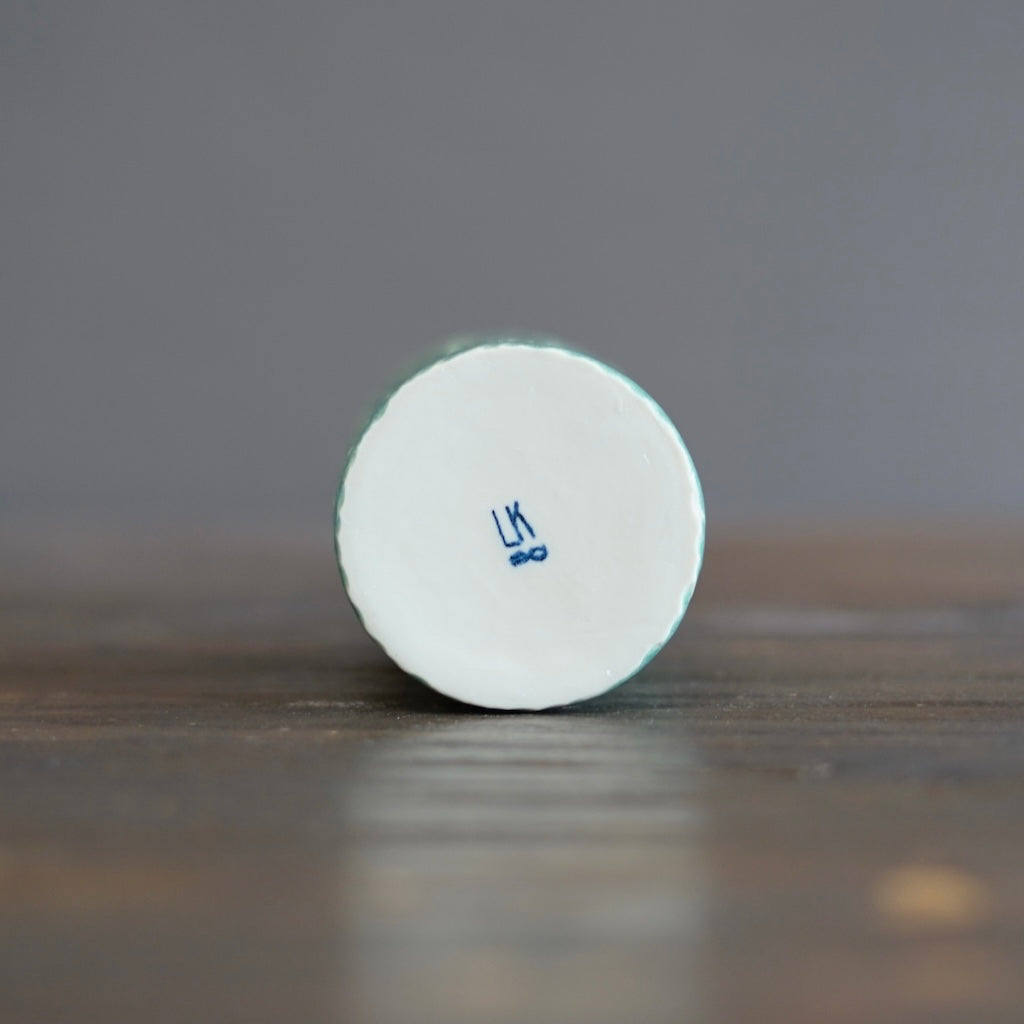 Carved Turquoise Cup #LK835D