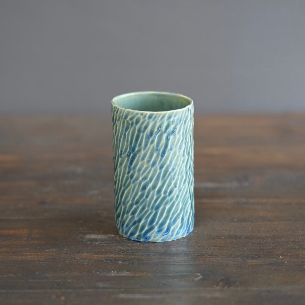 Carved Turquoise Cup #LK835E