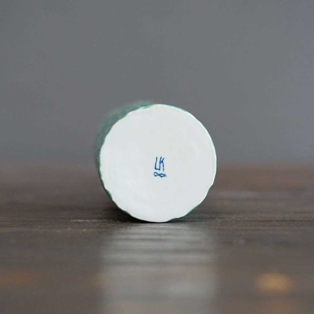 Carved Turquoise Cup #LK847C