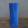 Blue / Yellow Fluted Vase #JT348A