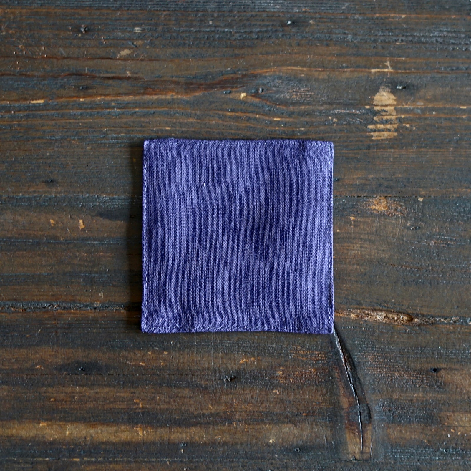 Purple Linen Coaster Set of 4 #FL-435