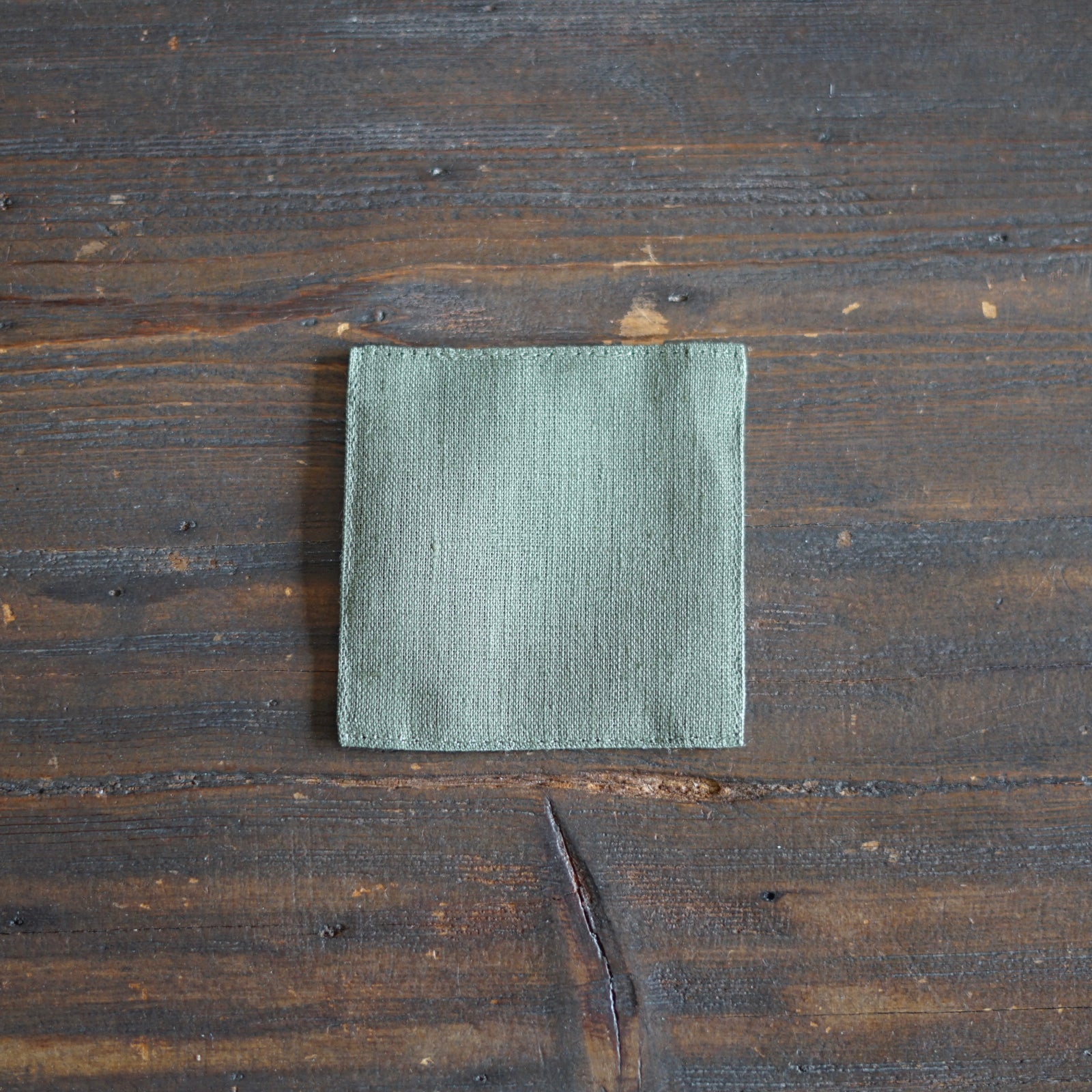 Lemon Grass Linen Coaster Set of 4 #FL-144