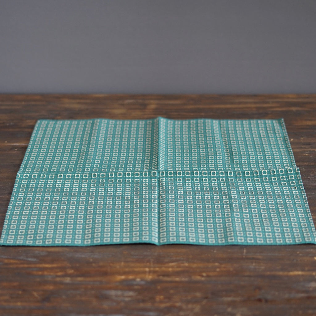 SQ Stitches Green Dinner Napkin