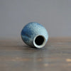 Blue Tenmoku Small Pod Flower Vase #KY178A