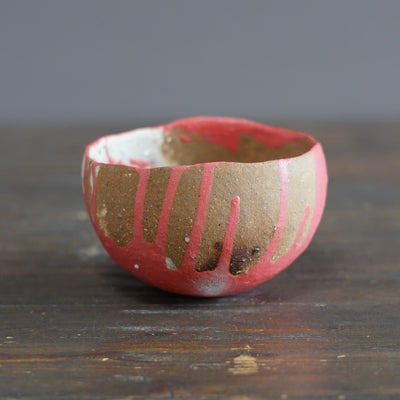 Pink Drip Round Bowl #HT498