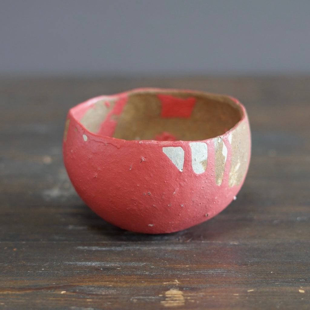 Pink Drip Round Bowl #HT498