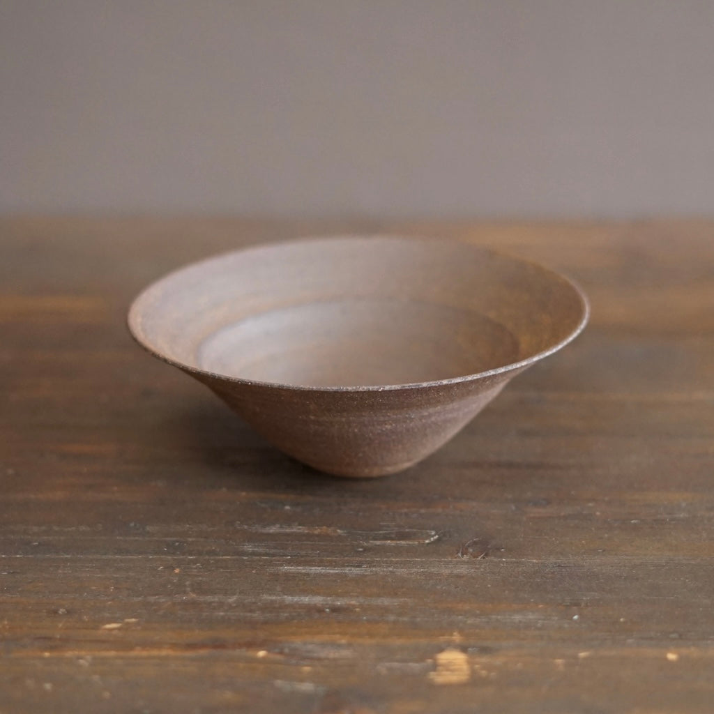 Dark Brown Conic Bowl #AK26D