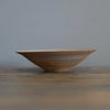 Red Brown Shallow Rimmed Bowl #NK8E