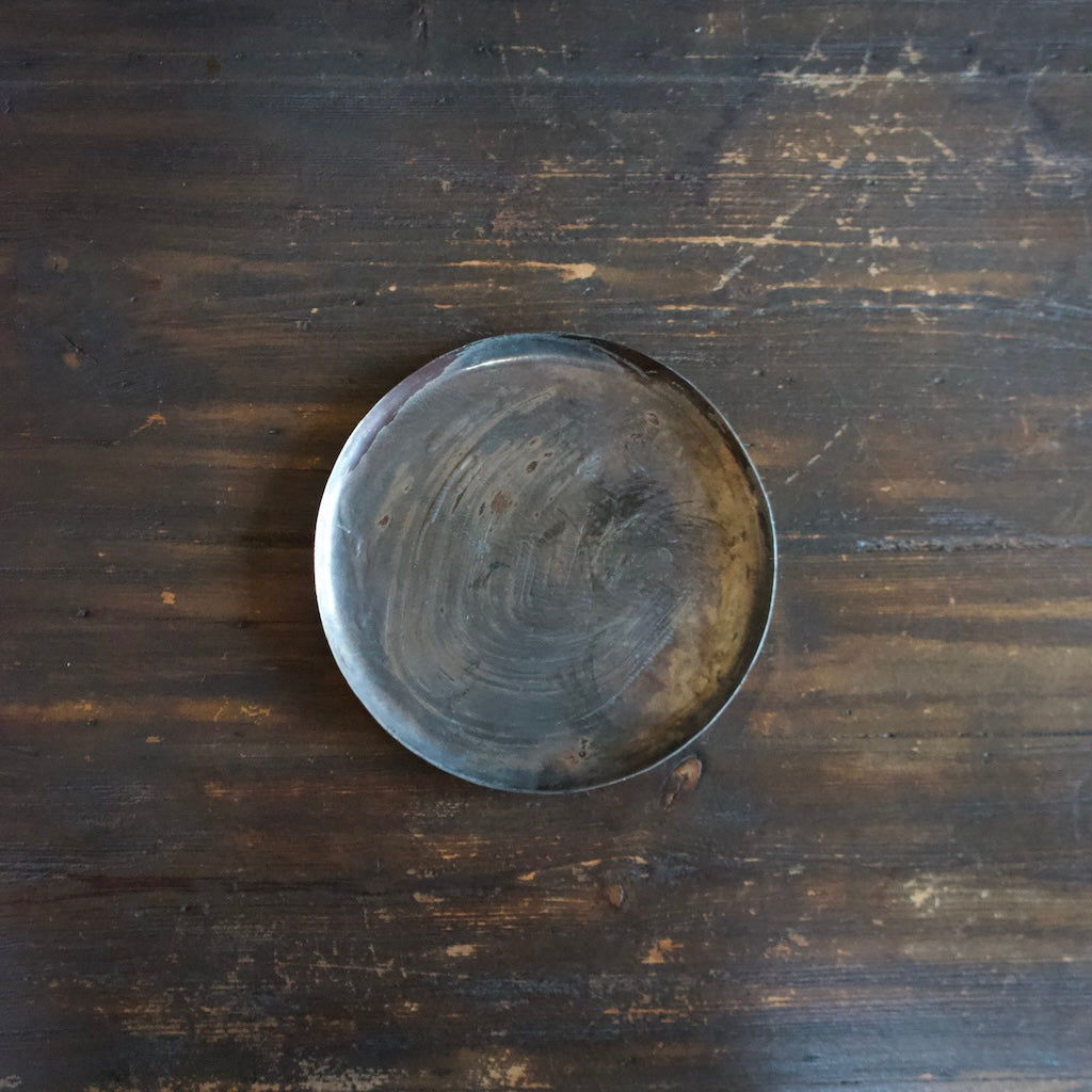 Copper and Pewter Plate Small #NF8B