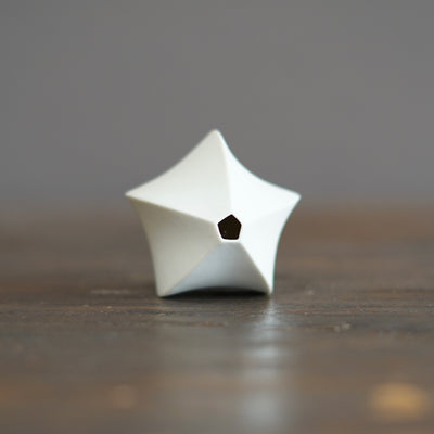 White Bud Vase #KT35