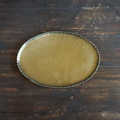 Brass Oval Plate #NF4