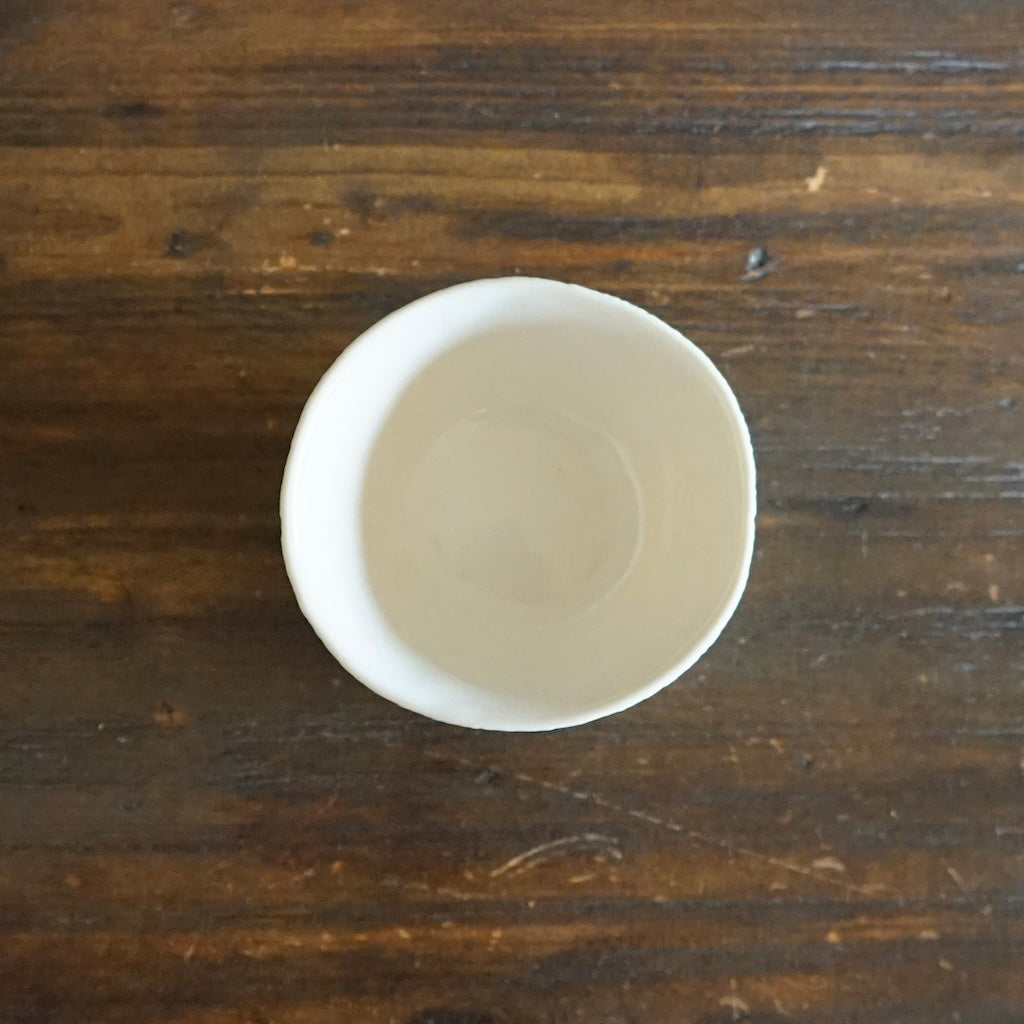 Small White Caviar Bowl #LK787A