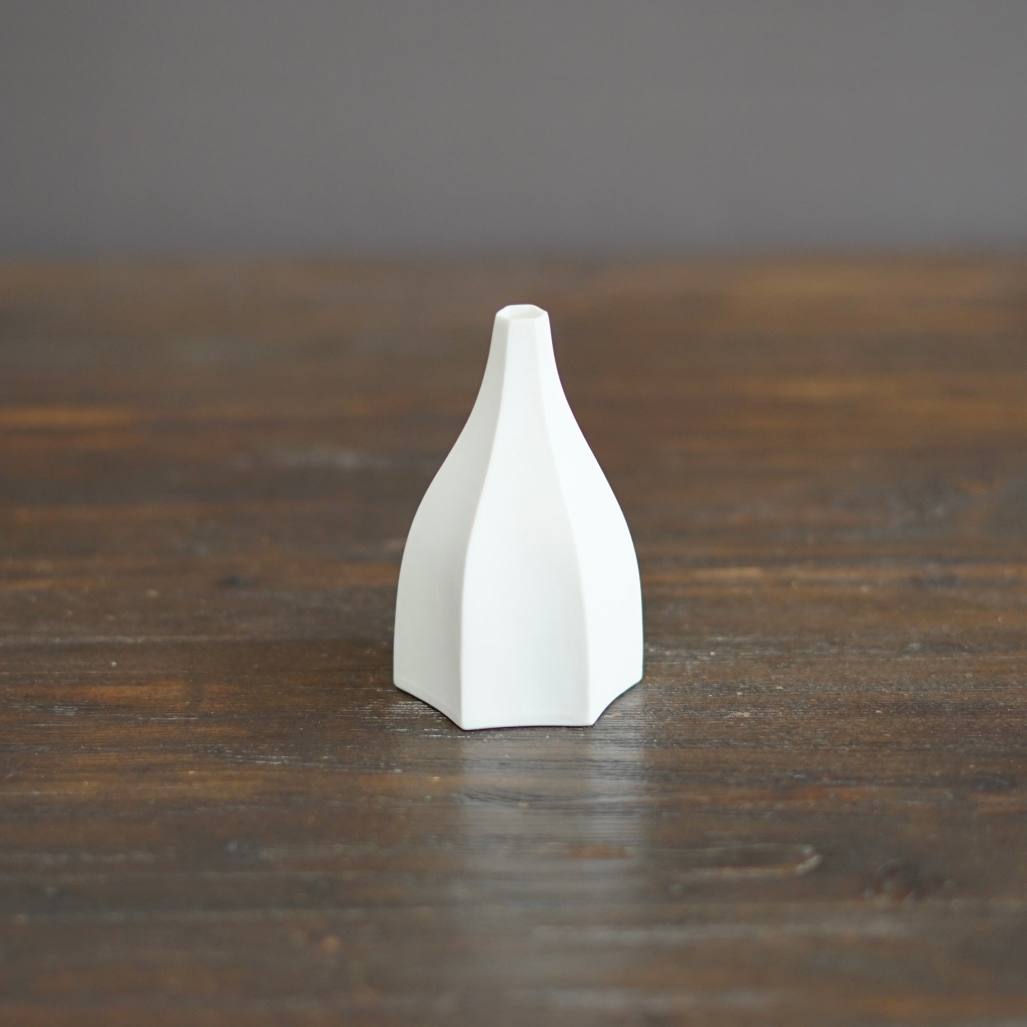 White Bud Vase #KT42