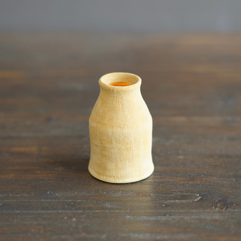 Yellow / Orange Bottle Vase #JT401A