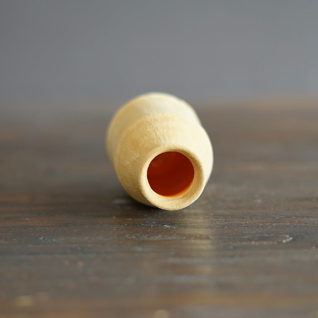 Yellow / Orange Bottle Vase #JT401A