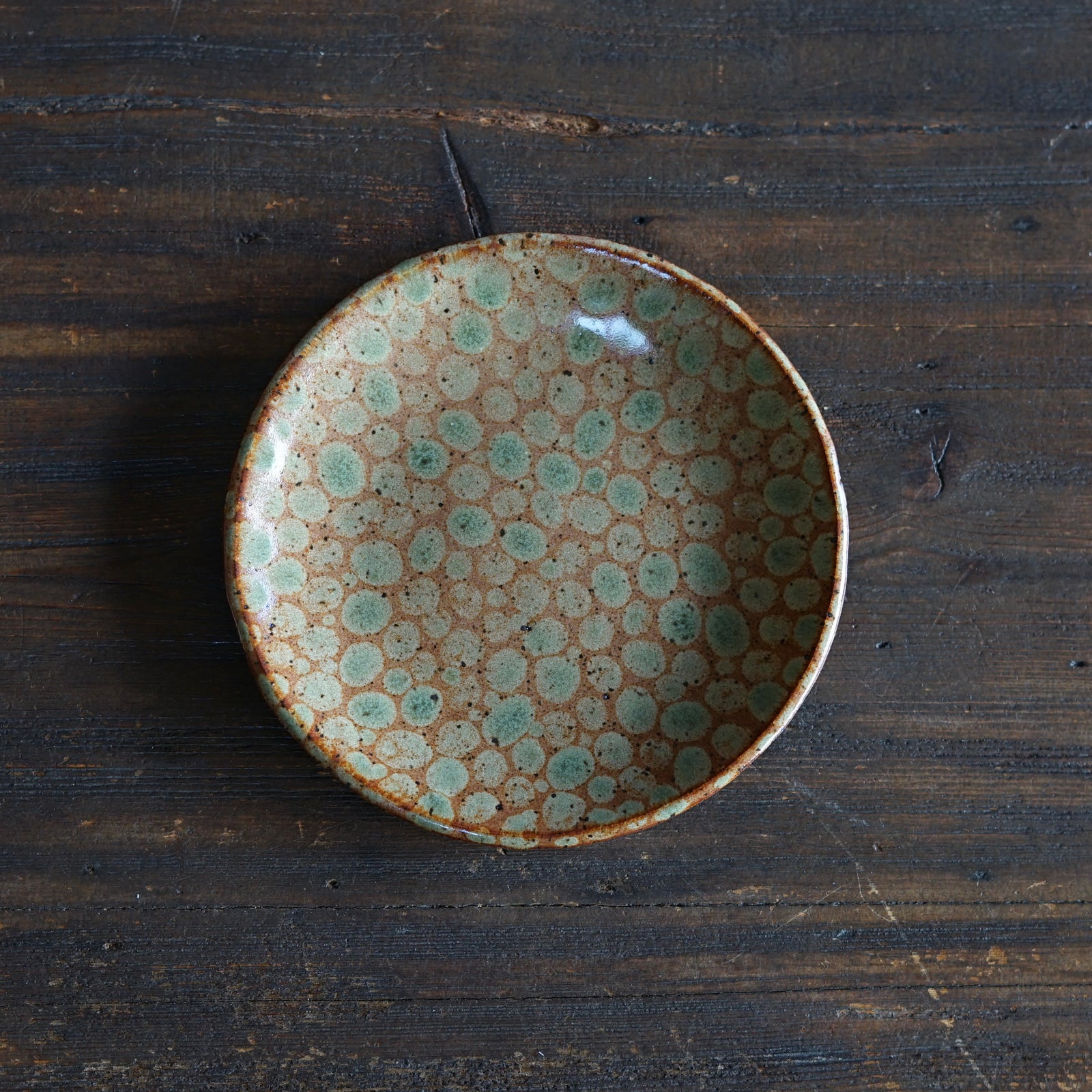 Green Dots Small Face #LK891D