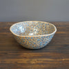 Turquoise Dots Fruit Bowl #LK789