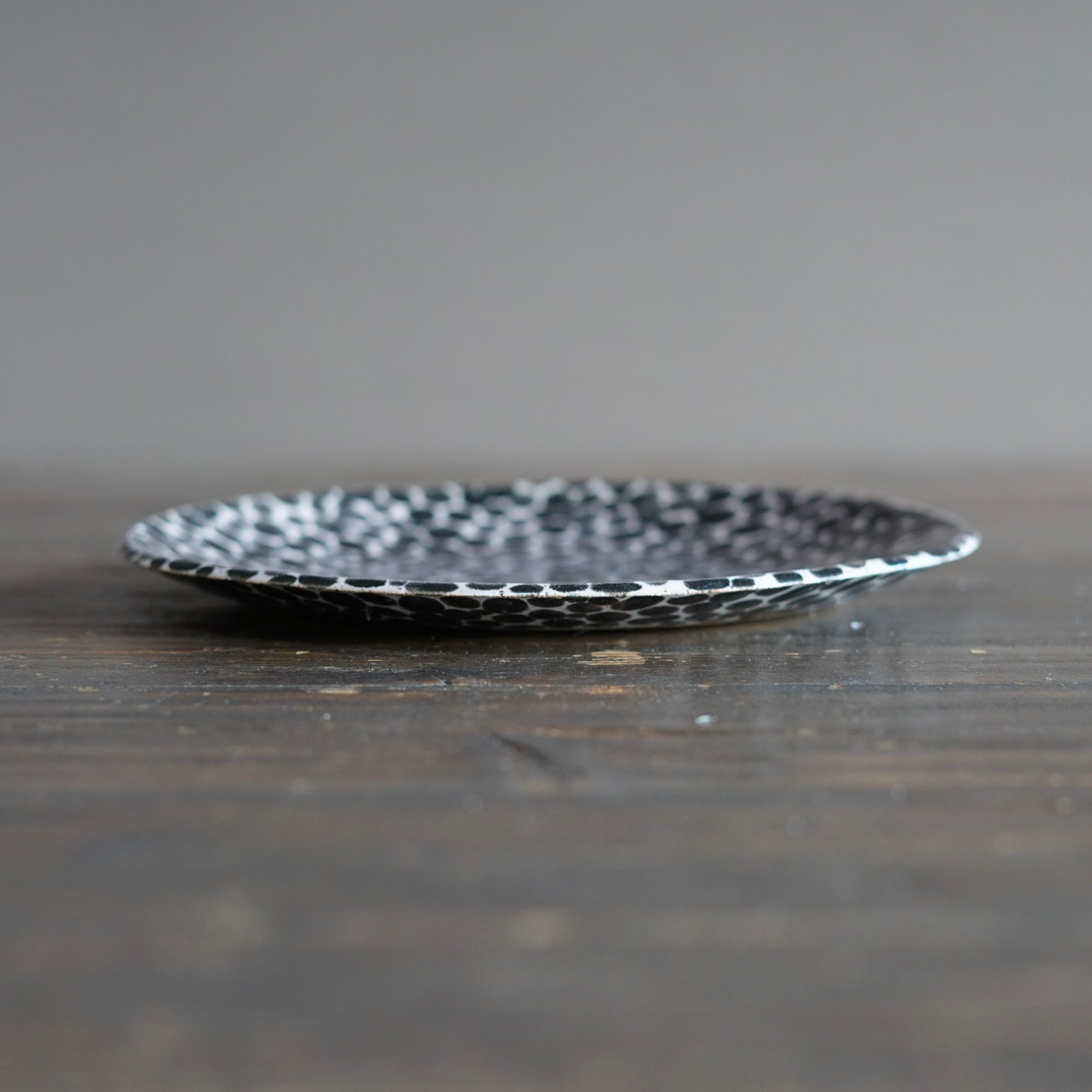 Black Dots Plate #LK890C