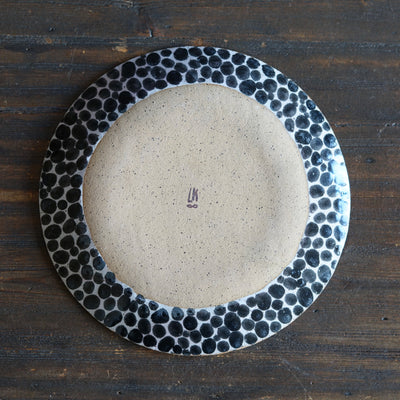 Black Dots Plate #LK890C