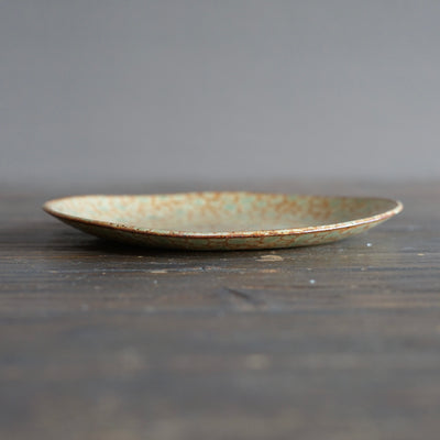 Green Dots Plate #LK890B