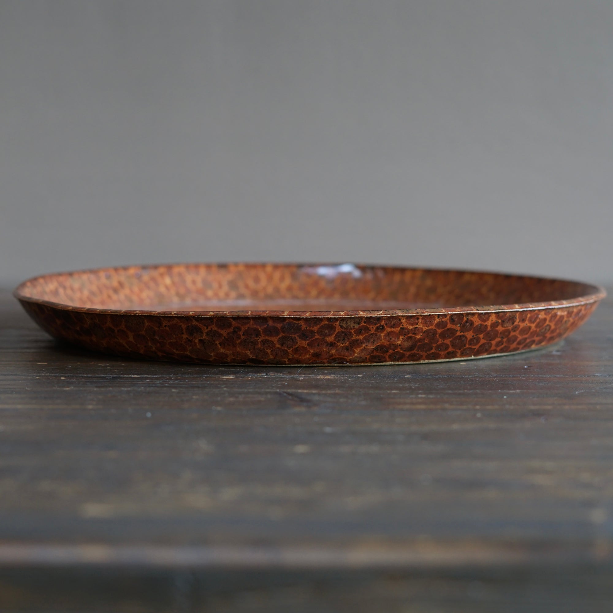 Brown Dots Serving Platter #LK898