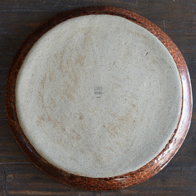 Brown Dots Serving Platter #LK898