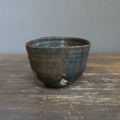 HIKIDASHI-GURO Tea Ceremony Bowl #FQ618