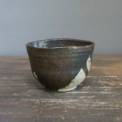 HIKIDASHI-GURO Tea Ceremony Bowl #FQ618