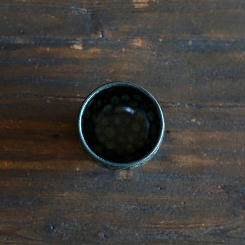 Dark Green Dots Cup #LK888B