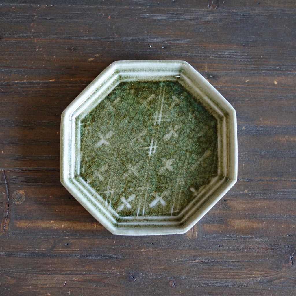 Octagon Dish by Tetsuo Kobayashi #KOBA1B