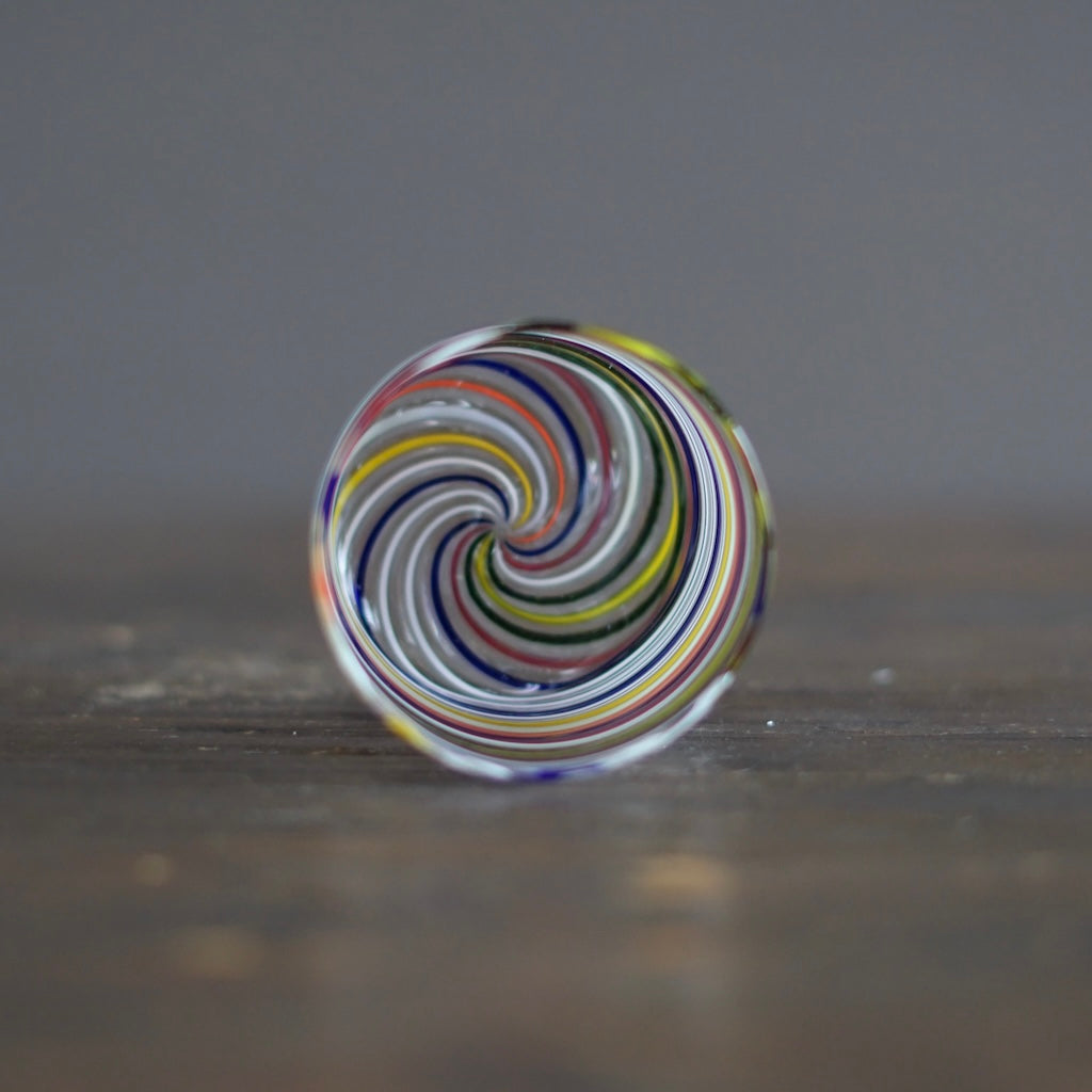 Multicolor Spiral Glass Tumbler #U12i