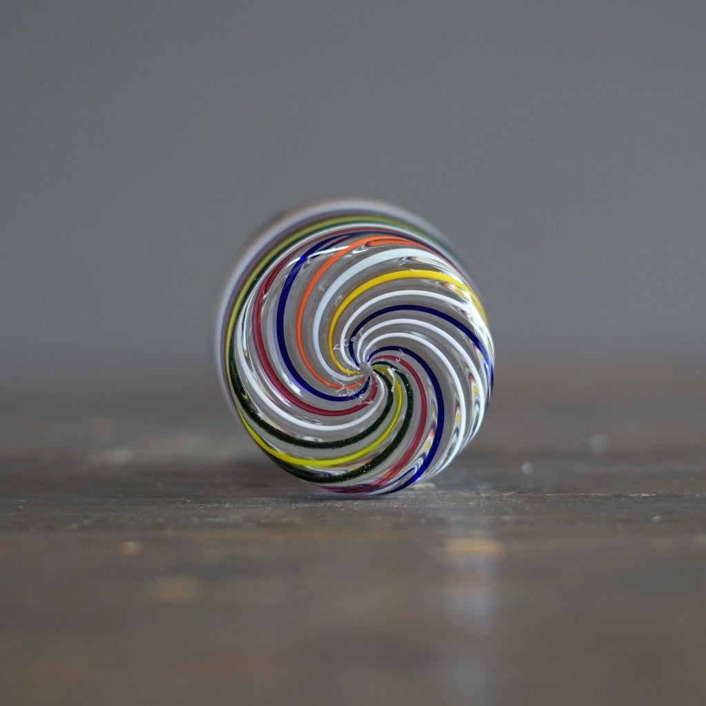 Multicolor Spiral Glass Tumbler #U12i