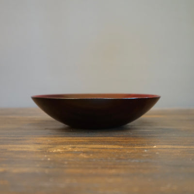 Red Lacquer Serving Bowl #F4110