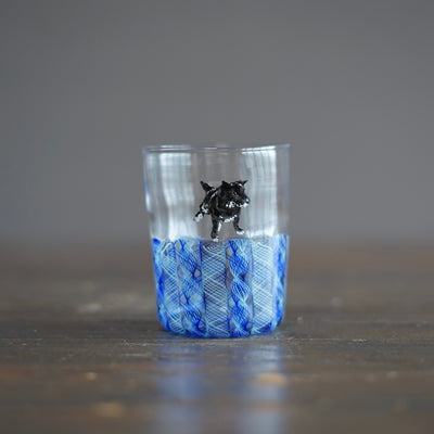 Blue SUMIRE-chan Glass Tumbler #U20B