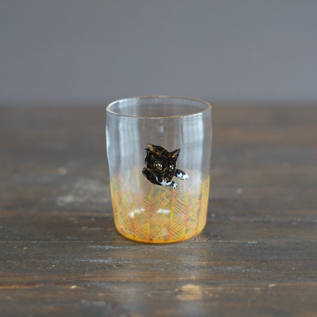 Orange SUMIRE-chan Glass Tumbler #U20D