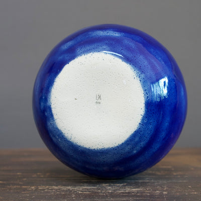 Blue Globe Flower Vase #LK726A