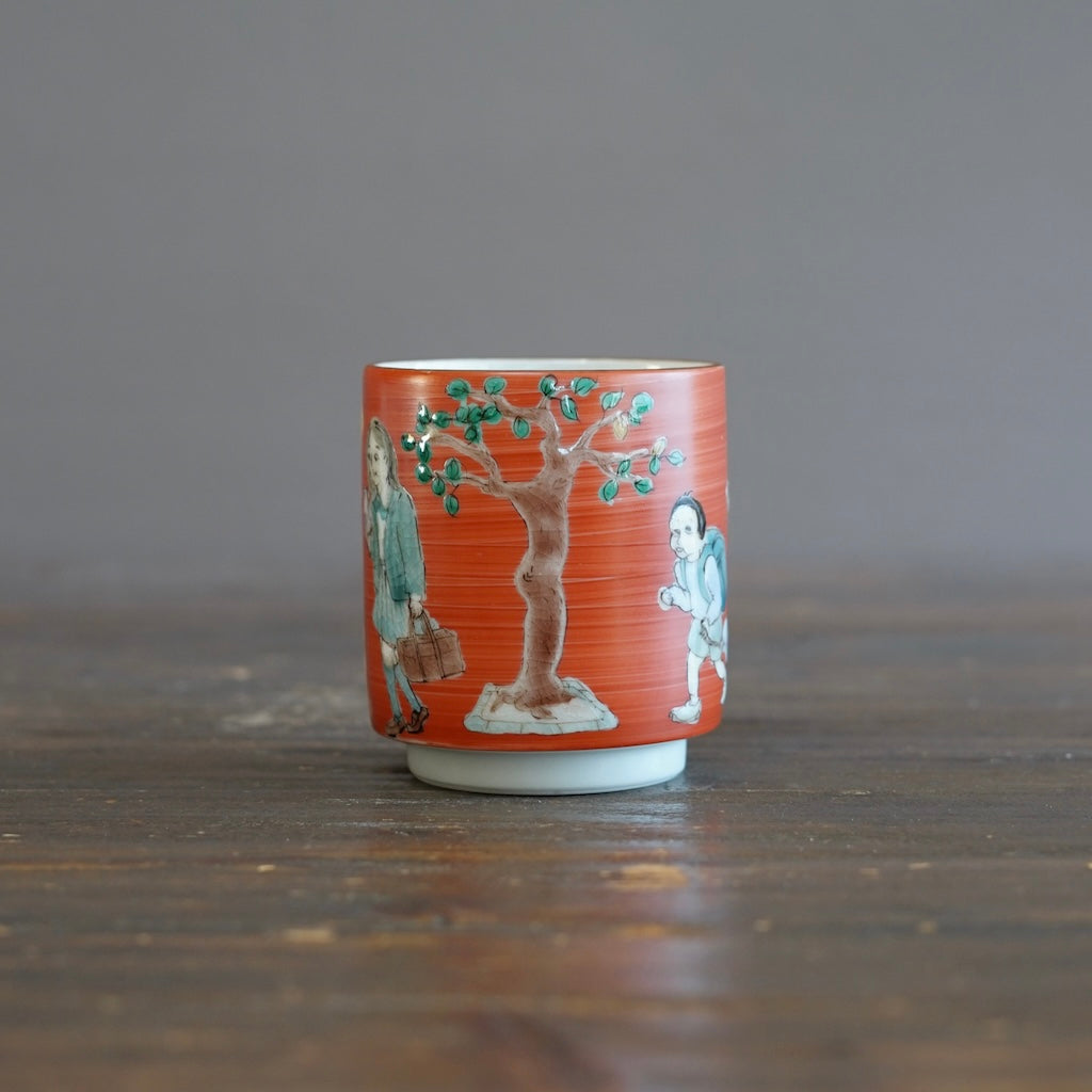 KUTANI-ISH YUNOMI Tea Cup #MA128B