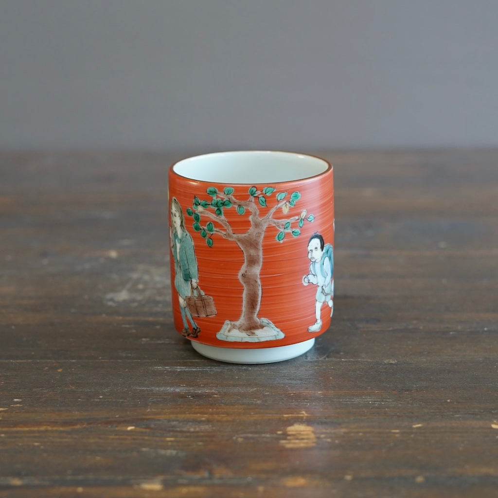 KUTANI-ISH YUNOMI Tea Cup #MA128B