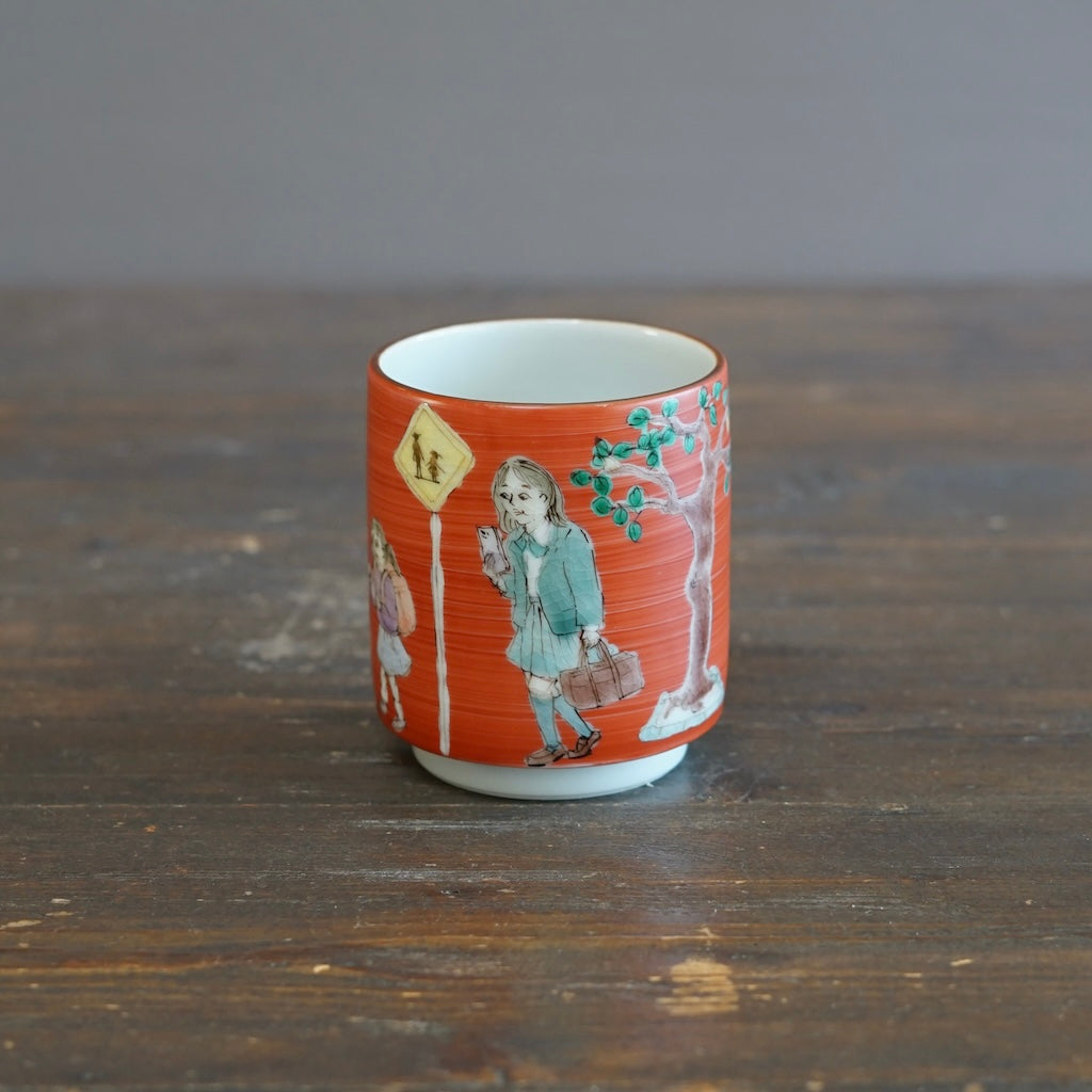 KUTANI-ISH YUNOMI Tea Cup #MA128B