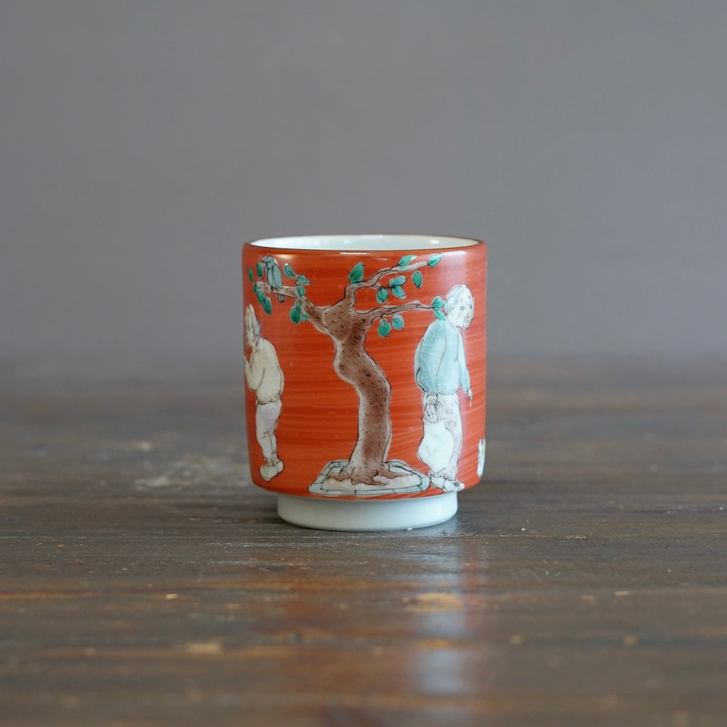 KUTANI-ISH YUNOMI Tea Cup #MA128C