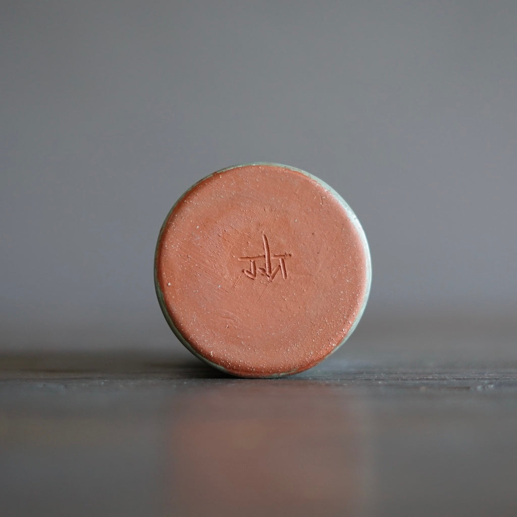 Light Green / Brown Bottle Vase #JT403F