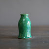 Emerald Green / Brown Bottle Vase #JT402B