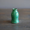 Emerald Green / Brown Bottle Vase #JT402B