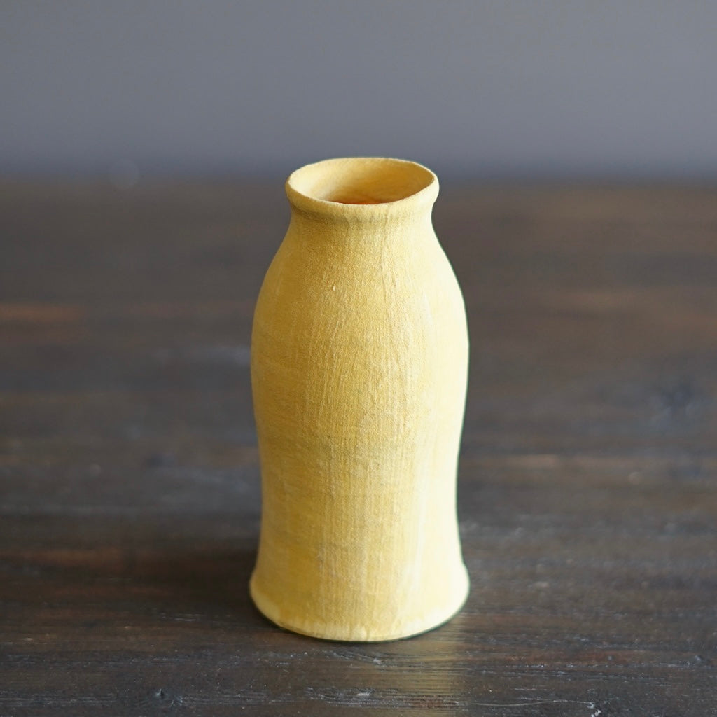 Yellow / Yellow Bottle Vase #JT392B
